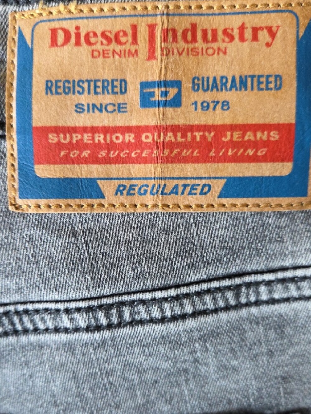 Diesel Gray Denim Jeans - Picture 9 of 11